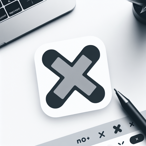 grey cancel icon.
UI