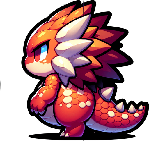 chibi fat bowser left pose.
Single Game Texture.  In-Game asset.  2d.  Blank background.  High contrast.  No shadows