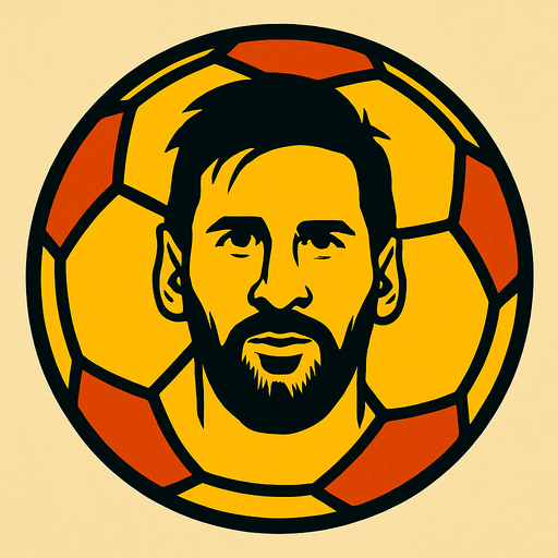 Topun üzərində Messinin başının şəkli olsun.
In-Game asset.  2d.  High contrast.  No shadows