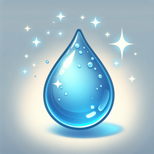 water drop
Single Game Texture.  In-Game asset.  2d.  Blank background. No shadows