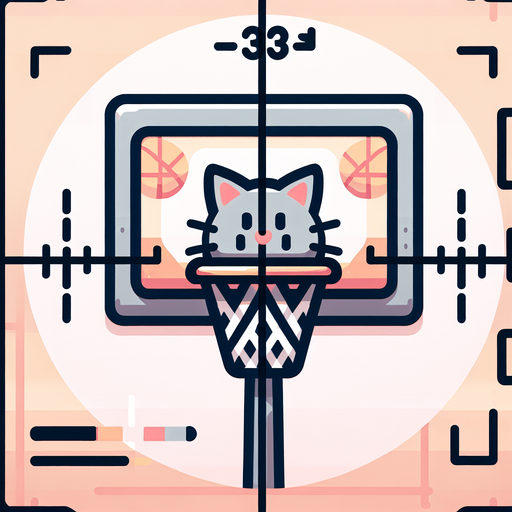 Basketbal backboard aiming directly at the camera. Zoomed in. In pastel color cat theme. Cartoon style.
Single Game Texture. In-Game asset. 2d. Blank background. High contrast. No shadows.