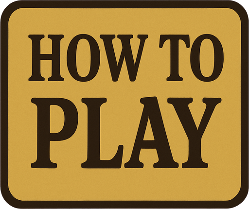 How to play button in professor Layton game style font.
In-Game asset.  2d.  High contrast.  No shadows