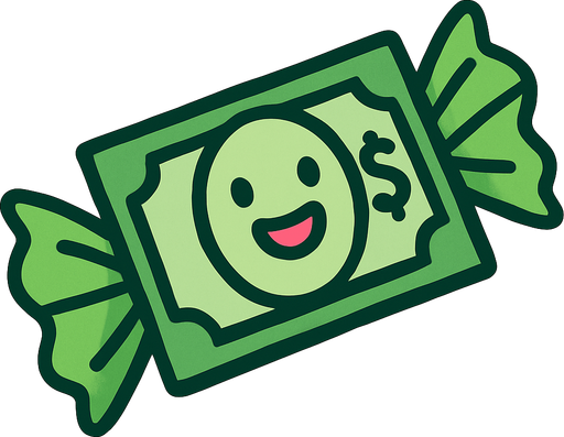 dollar paper is sweet
In-Game asset.  2d.  High contrast.  No shadows