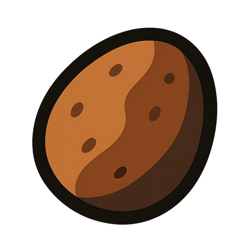 carrot seed.
In-Game asset.  2d.  High contrast.  No shadows