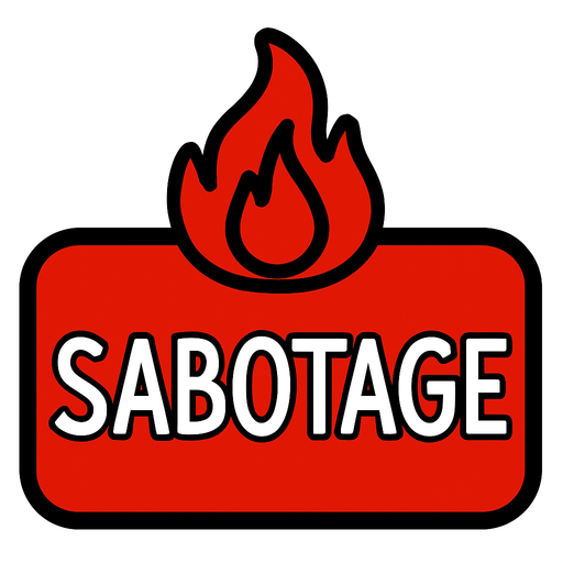 sabotageButton among us.
In-Game asset.  2d.  High contrast.  No shadows