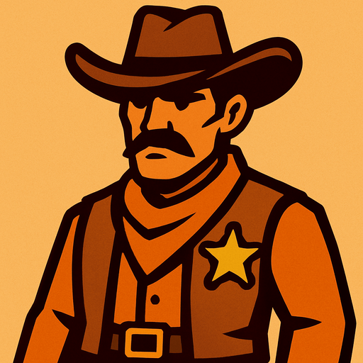 kovboy.
In-Game asset.  2d.  High contrast.  No shadows