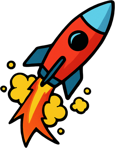 Misil rikdad upp.
In-Game asset.  2d.  High contrast.  No shadows