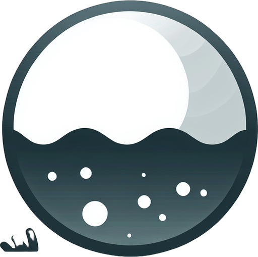 A round white button for an interface element..
Single Game Texture. In-Game asset. 2d. Blank background. High contrast. No shadows.