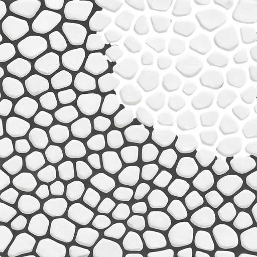 stones are white
