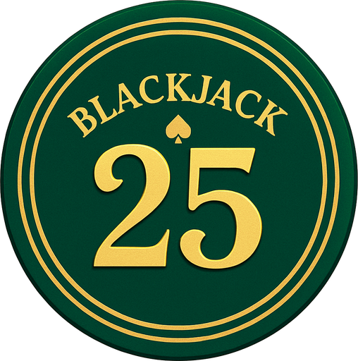 "Crea un asset para una ficha de casino de $25 para Blackjack.
Color Principal: Verde esmeralda brillante o un verde bosque profundo.
Borde/Detalles: Dos o tres franjas finas en un color que contraste, como blanco o dorado.
Valor: El número '25' grande y claro en el centro, en dorado o blanco, con una tipografía de casino.
Estilo: Lujoso, distintivo, coherente con 'La Tentación Dorada'.".
In-Game asset.  2d.  High contrast.  No shadows