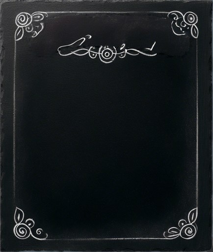 "NOVICE BLEND" handwritten in chalk