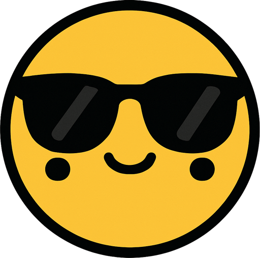 crea ua pelotita kawai dorada simple y con lentes oscuros.
In-Game asset.  2d.  High contrast.  No shadows