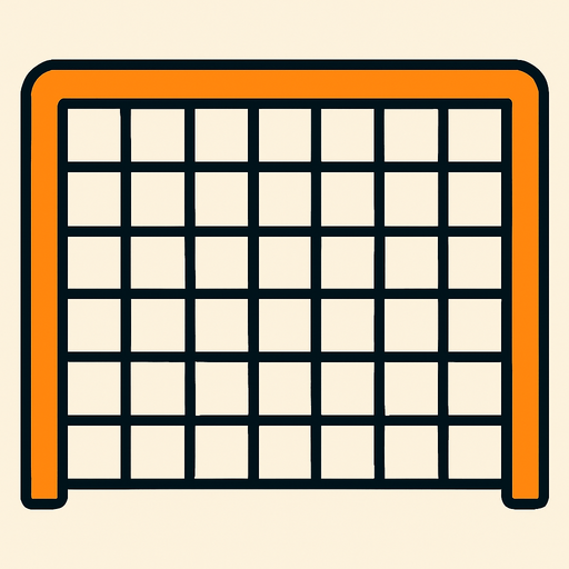 post seen from front and no fill in net