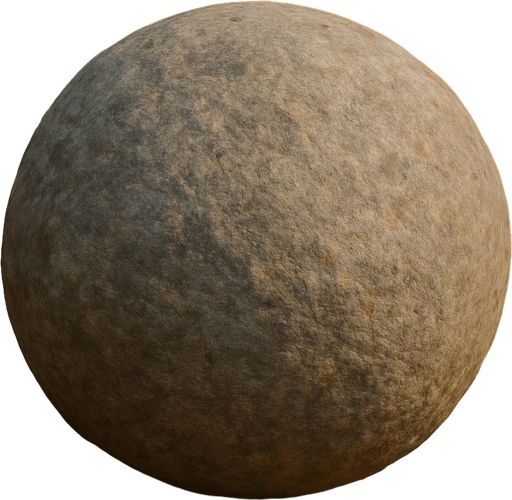 big round stone