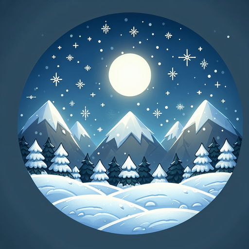 a snow.
Single Game Texture. In-Game asset. 2d. Blank background. High contrast. No shadows.