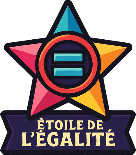 Étoile de l'égalité.
In-Game asset.  2d.  High contrast.  No shadows