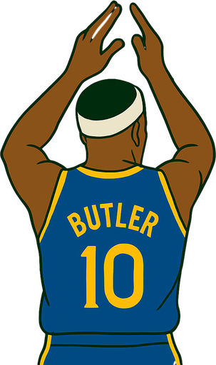 Make Jimmy butler number 10 in a warriors jersey