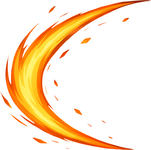 I want a slash effect.
In-Game asset