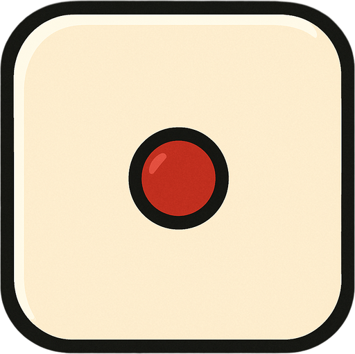 1 zarı. Deliği kırmızı. Kenarları yumuşatılmış (edge). Tek yüz..
In-Game asset.  2d.  High contrast.  No shadows. Casino