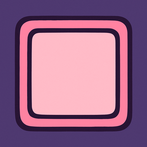 powder pink square.
In-Game asset.  2d.  High contrast.  No shadows