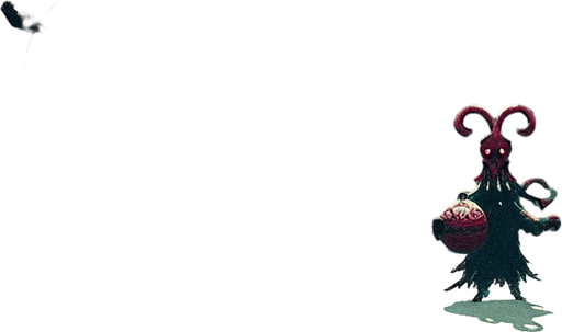 eerie christmas inspired krampus frame with two circular holes with a resident evil style.
Single Game Texture. In-Game asset. 2d. Blank background. High contrast. No shadows.