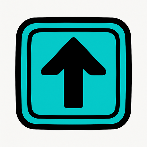 up button.
In-Game asset.  2d.  High contrast.  No shadows