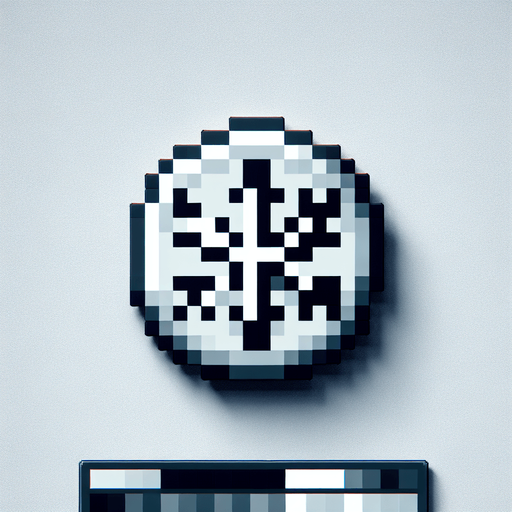 game coin with a snowflake symbol. pixelated. 8 bit. Single Game Texture. In-Game asset. 2d. Blank background. High contrast. No shadows.