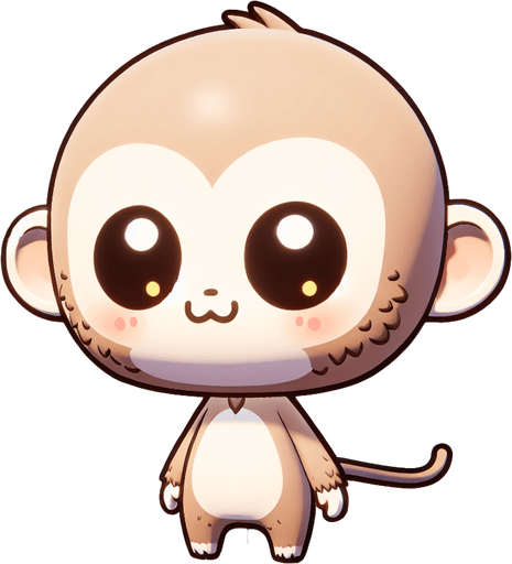 Monkey full body animation unreal engine seen from the side very cute
In-Game asset. 3d. Blank background. High contrast. No shadows