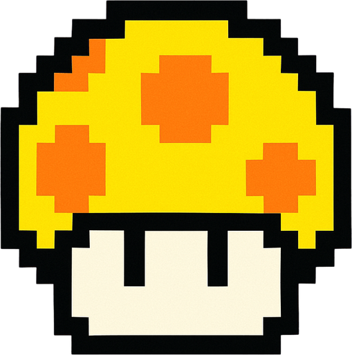 8bit powerUp.
In-Game asset.  2d.  High contrast.  No shadows