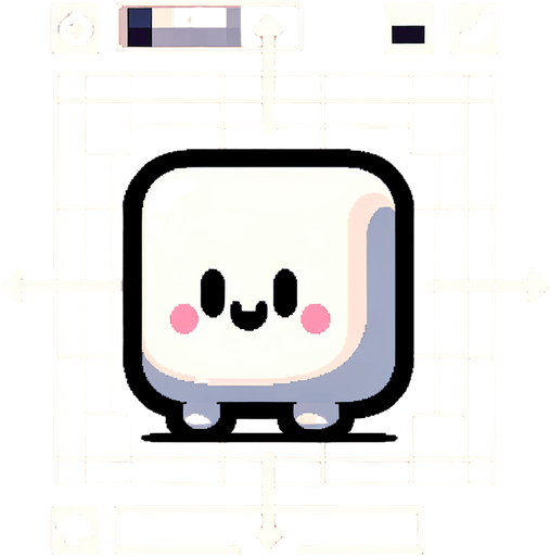Marshmallow character.
Single Game Texture. In-Game asset. 2d. Blank background. High contrast. No shadows.