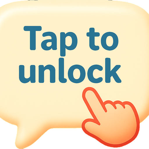 Change text to "Tap to unlock"