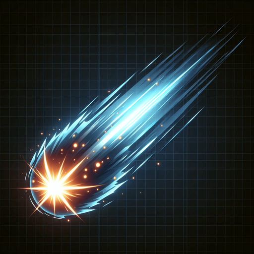Add a subtle glow or energy trail to make bullets feel powerful.

Impact should create a small explosion effect or particle burst on collision..
Single Game Texture.  In-Game asset.  2d.  Blank background.  High contrast.  No shadows
