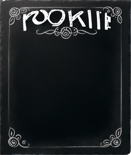 "ROOKIE BREW" handwritten in chalk