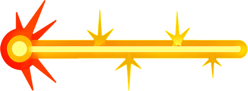 just laser.
In-Game asset.  2d.  High contrast.  No shadows