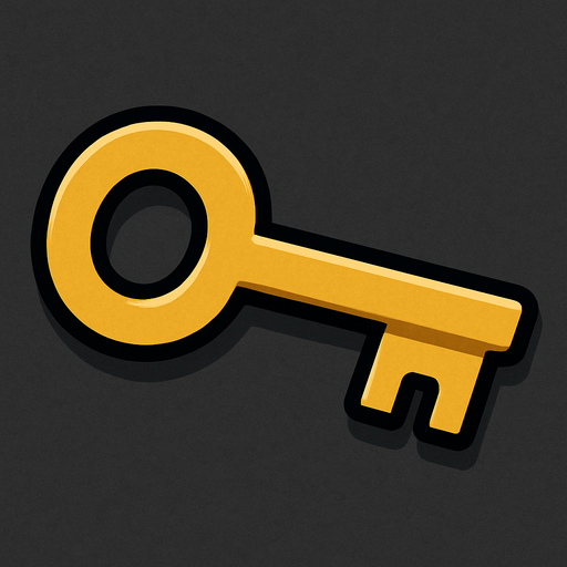 Key.
In-Game asset.  High contrast.  No shadows. 2d