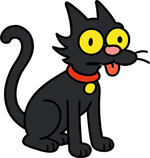 Snowball the second Simpsons.
In-Game asset.  2d.  High contrast.  No shadows. Simpsons