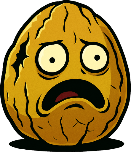plants vs zombies olü ceviz.
In-Game asset.  2d.  High contrast.  No shadows
