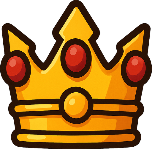 crown.
In-Game asset.  2d.  High contrast.  No shadows