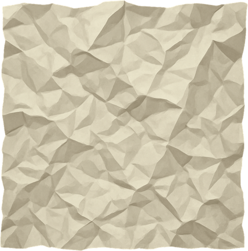 crumpled white paper.
In-Game asset.  2d