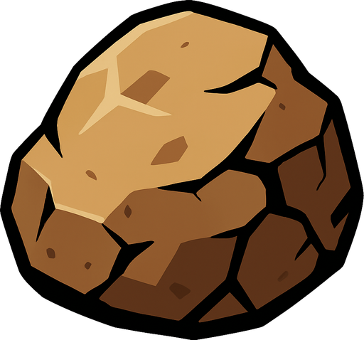 piedra.
In-Game asset.  2d.  High contrast.  No shadows
