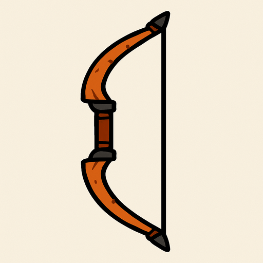 Bow: make it face 90 degrees
In-Game asset.  2d.  High contrast.  No shadows