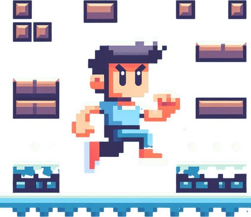 2D Mario Character. In-Game asset. 2d. Blank background. High contrast. No shadows..
Single Game Texture. In-Game asset. 2d. Blank background. High contrast. No shadows.