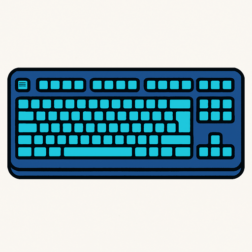 PC Klavye.
In-Game asset.  2d.  High contrast.  No shadows