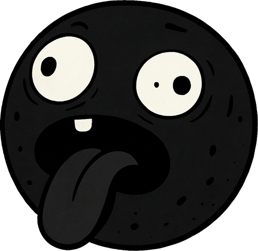 make it black and idioter