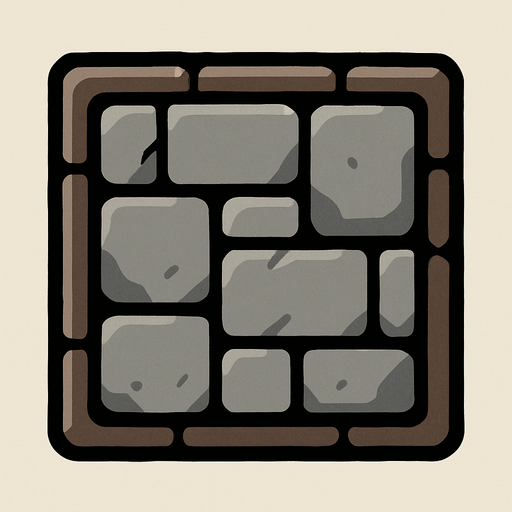 Wallblock.
In-Game asset.  2d.  High contrast.  No shadows