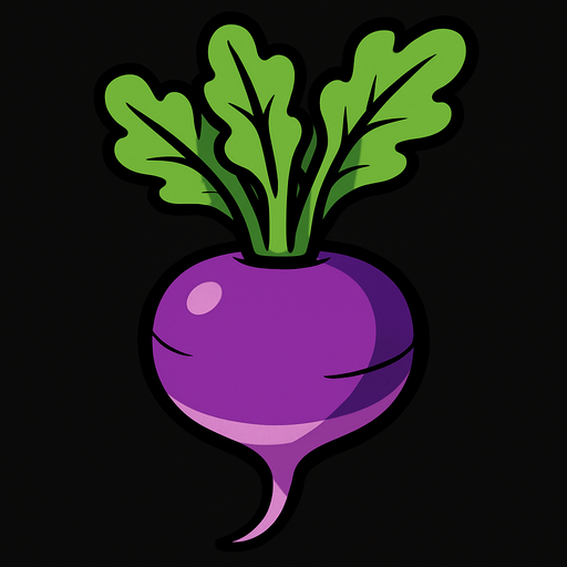 Navet.
In-Game asset.  2d.  High contrast.  No shadows