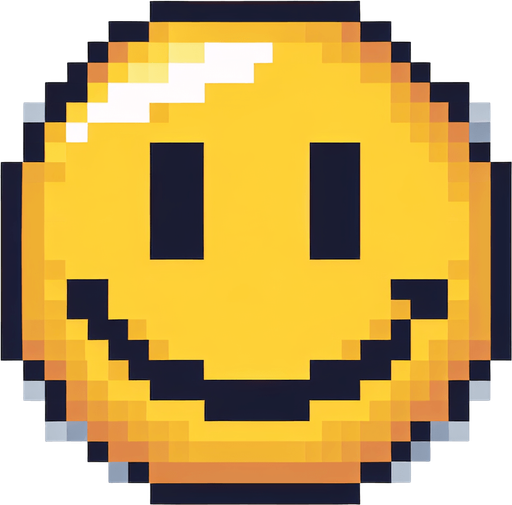 Pixel Art Smiley face