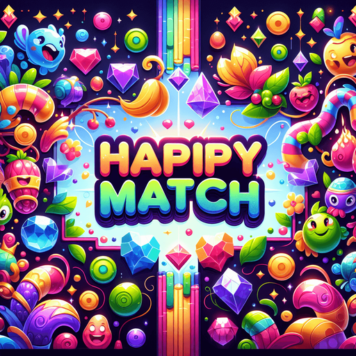 Game Banner for game called "Happy Match".