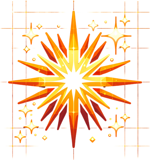 star.
Single Game Texture.  In-Game asset.  2d.  Blank background.  High contrast.  No shadows