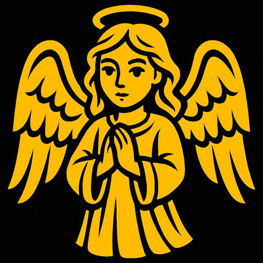 angel.
In-Game asset.  2d.  High contrast.  No shadows